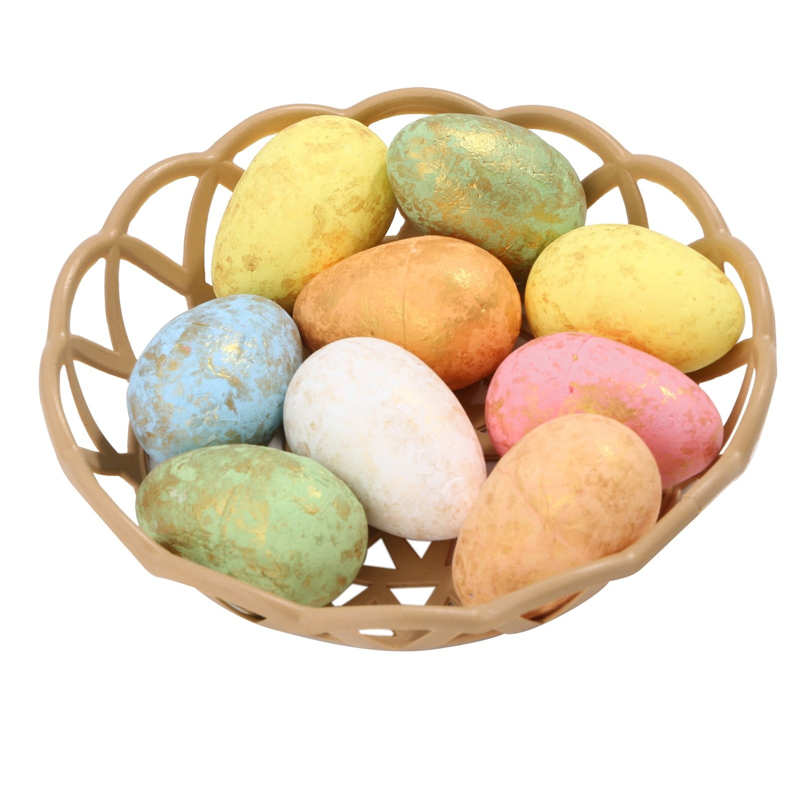 Easter Arts & Craft Bonnet Decorations School Egg Hunt 60 Pk 2cm Glitter Eggs 