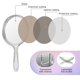 thumbnail image 5 of Espejo de Aumento Minnieouse Maquillaje Portátil Doble Cara Colorido, 5 of 6