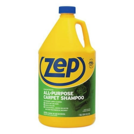Zep Commercial Concentrated All-Purpose Carpet Shampoo, Unscented, 1 gal Bottle , Each