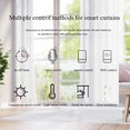thumbnail image 4 of Contrôleur de Rideau, Moteur de Rideau de Commutateur de Voix Wifi Bt Rideau d'Application Configuration avec le Moteur de Rideau de Tige Romaine 2pcs Bt Commutateur Vocal Wifi Bt Application de Rideau de Commutateur Vocal Compatible avec l'Adben Romain, 4 of 7