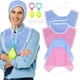 thumbnail image 1 of FELTECHELECTR 2 juegos de gorro y babero para chupete de bebé para cosplay, disfraces, trajes decorativos, chupete para cosplay, suministros para disfraces de festivales., 1 of 4
