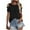 Black, variant on gakvbuo Cut Out Cold Shoulder Tops For Women Summer Tops For Women 2024 Short Sleeve Round Neck Casual Basic Blouse T Shirts Women Tops