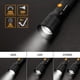 thumbnail image 5 of EverBrite Linterna táctica ultrabrillante 900 lúmenes Zoomable Enfoque ajustable 3 modos de luz Antorcha de aluminio resistente para suministros de huracanes Camping Incluye baterías alcalinas 3C, 5 of 7