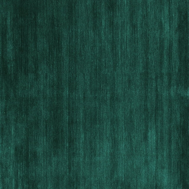 Ahgly Company Machine Washable Indoor Square Abstract Turquoise Blue Contemporary Area Rugs, 7' Square