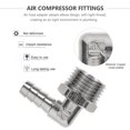 thumbnail image 4 of 2 piezas de codo de acoplamiento para manguera de aire, conector de 90 grados (PL 8-1/2), 4 of 6
