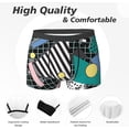 thumbnail image 5 of Retro 80S 90S Mens Breathable Boxer Briefs, Ultra Soft Sweat-Absorbent Boxer Shorts Underwear, Retro 80S 90S Fashion Style, 5 of 7