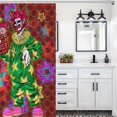 thumbnail image 6 of Killer Klowns from Outer Space Clown Shower Curtain, Bath Curtain Bathroom Home Decor Waterproof Polyester for Bathroom with 12 Hooks 46.85x70.87Inch（119x180cm）, 6 of 8