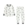 thumbnail image 2 of Cowsor Boys Girls Pajama Set 2 Piece Little Kids Sleepwear Pjs Unisex Toddler Cute Soft Long Sleeve Pajamas Sets, 2 of 3