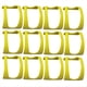 thumbnail image 5 of Paquete de 12 Bandejas para Tacos, Bandejas de Plástico para Burritos, Bandejas para Servir, Suministros para Fiestas, para Tacos, Burritos, Hot Dogs, Amarillo, 5 of 5