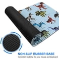 thumbnail image 6 of Long Mouse Pads for Desk,Colorful Cartoon Dinosaurs Pattern Desk Mats on Top Of Desks, Desk Mouse Pad Extra Large with 3mm Non-Slip Base and Stitched Edge for Gaming,Office,Work,Home 31.5"x11.8", 6 of 6