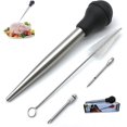 thumbnail image 1 of Turkey Baster, Baster Syringe For Cooking,stainless Steel Baster,black, 1 of 5