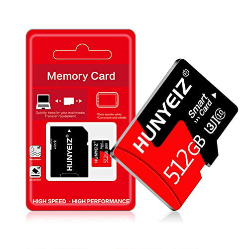 Micro SD Card with Adapter High Speed for Nintendo Class 10 Memory Card for Android Smartphone Camera Tablet and Drone MicroSD ?512GB? - Walmart.com