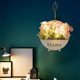 thumbnail image 4 of CaiYueKe LED Flower Wall Decor with Lights, Artificial Hanging Planter Home Sign, Metal Wall Art for Living Room Bedroom Kitchen Bathroom Indoor Outdoor, 4 of 7