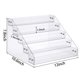 thumbnail image 3 of Estante de especias de acrílico organizador de condimentos en niveles para encimera gabinete despensa almacenamiento de cocina 5 niveles 2 piezas, 3 of 7