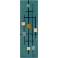 thumbnail image 6 of Surya  Forum Square Area Rug - 6 ft. - Teal Dark Blue Sage Olive Beige Light Gray, 6 of 6