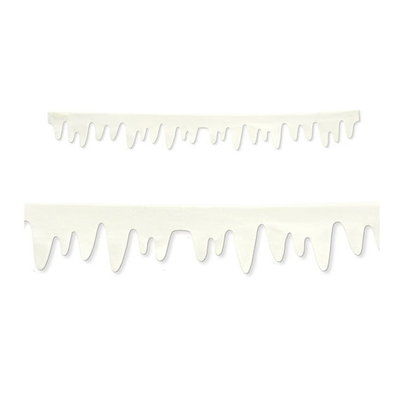 Fabric Icicle Decorations 3' 11" - 12 Pack (2 Per Package)