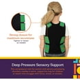 thumbnail image 4 of Special Supplies Compression Vest for Kids – Deep Pressure Comfort, Breathable Sensory Wrap for School and Travel – Adjustable Side Straps (Green, X-Small), 4 of 10