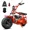 Red, variant on 99CC 4-Stroke Gas Mini Dirt Bike for 13+, 28MPH Off-Road Mini Bike w/ Hydraulic Brakes, Front Suspension Fork, SUNF All-Terrain Tires, Headlight, Neck Gaiter & Tool Kit, 220LB Capacity - Black