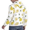 thumbnail image 3 of Hoodies for Men - Cute Pear Yellow Long Sleeve Comfrt Men'S Fashion Hoodies & Sweatshirts, Sweatshirts for Men Hoodies Pullover Clothing Clothes with Pouch, 3 of 7