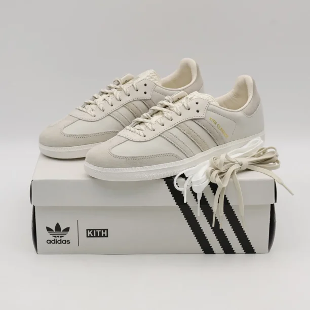IH0090 KITH Classics Adi-das Originals Samba Cloud White Off White Orbit (Men's)