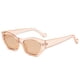 thumbnail image 1 of Guardurnaity Gafas de sol con campo de visión de alta definición para mayor claridad Gafas de sol de color caramelo Gafas con montura pequeña Lentes Marco de champán, 1 of 6
