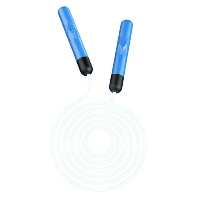 MesaSe Glowing Jump Rope Adjustable Non-slip Handle Battery-operated Comfortable Grip with Light TPU LED Jump Rope Light Up Luminous Ski