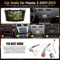 thumbnail image 2 of Radio de coche Naifay Android 12 con CarPlay/Android Auto Mazda 3, 2 of 7
