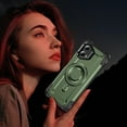 thumbnail image 7 of Case for Motorola Moto G Power 5G 2025 for Men Women, Compatible with Magsafe, Rugged Camera Frame Bracket Shockproof Air Cushions Luxury Armor Support Magnetic Car Mount Cover, Armygreen, 7 of 7
