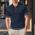 thumbnail image 2 of Afdoent Golf Shirts For Men Male Summer Mesh Ice Silk Solid Color Shirt Top Golf Shirts For Men Casual Lightweight Fashion, 2 of 4