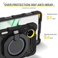 thumbnail image 3 of FJLBDE Case for Huawei MatePad Mini 8.8 Inch with 360 Kickstand, Shoulder Strap Carrying Protective Cover, Black, 3 of 6