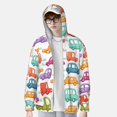 thumbnail image 3 of Haiem Doodle Cars UPF 50+ Fishing Shirts for Men Long Sleeve UV Sun Protection Hoodie Non-Mask Outdoor Hiking Shirts, 3 of 8