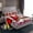 Pink Red Beige, variant on jejeloiu Pink Sakura Twin Sheet Set (3-Piece) Xmas Cardinal Bird Cozy Decor
