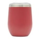thumbnail image 1 of Vaso de 12 oz, vaso de material acero inoxidable sin vástago con tapa, matraz de doble pared con aislamiento al vacío para , oficina, vino, caf rojo Yotijar Vaso térmico inoxidable, 1 of 5