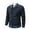 Blue, variant on Xysaqa Men's Cardigan Sweaters Zip Up Comfortable Cable Knit Sweater Jackets Mens Slim Fitted V Neck Sweaters with Pockets Black