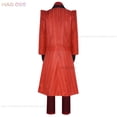 thumbnail image 4 of Cos Hazbin Alastor Cosplay uniforme de Hotel disfraz para hombres adultos, accesorios para el cabello de Halloween, traje rojo, gafas, casco, 4 of 5