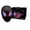 Black&Red, variant on Moving Eye Superhero Mask, Rechargeable Chin Controlled Headgear with Lights for Action Hero Cosplay & Role Play