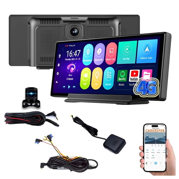 Kenally Inalámbrico inalámbrico auto portátil del juego del coche de Android de la radio estéreo del coche de la pantalla táctil de HD IPS Paneles de instrumentos para automóviles