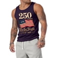 thumbnail image 2 of GrmtClth 250 Years Usa Tank Top for Men Independence Day American Flag Pattern T-Shirts Summer Sleeveless Top Fashion 1776-2026 Print Shirts Dark Purple XL, 2 of 6