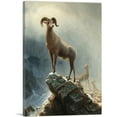 thumbnail image 1 of ARTCANVAS Rocky Mountain Big Horn Sheep 1882 Canvas Art Print by Albert Bierstadt - Size: 18" x 12" (1.50" Deep), 1 of 9