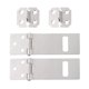 thumbnail image 1 of 2 Conjuntos de acero inoxidable Seguridad Anti-Robo Door Puerta Lock HASP Pestillo de seguridad, 1 of 6