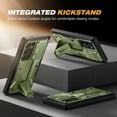 thumbnail image 6 of Tongate Rugged Case with Stand for Samsung Galaxy S24 Ultra, Military-Grade Protection, Green, 6 of 9