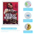 thumbnail image 3 of Red Dead Redemption Kits de Pintura de Diamantes para Adultos 5D DIY Diamond Art Kits Full Drill Diamond Dots para Regalo Decoración de Pared y Relajación Artes de Gemas 20*30cm, 3 of 6