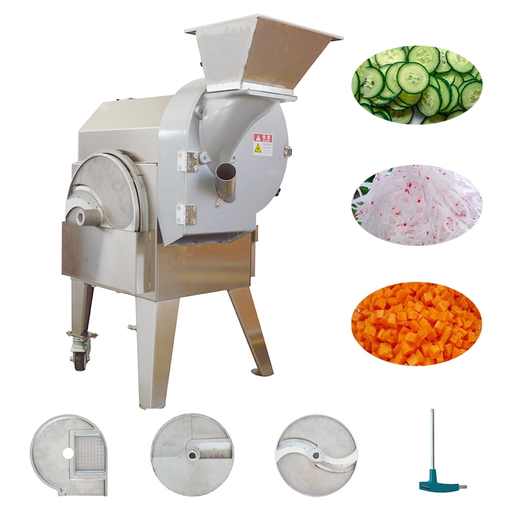 INTBUYING Electric Vegetable Fruit Chopper Cutter Slicing Machine Automatic  Vegetable Processor Multifunctional Vegetable Fruit Cutting Machine for