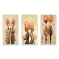 thumbnail image 2 of Designart "Alien Goddess Vintage Dreamscape VI" Abstract Portraits Framed Wall Art Set Of 3 - Black Transitional Frame Gallery Wall Set For Home Decor, 2 of 6