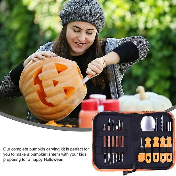 11 Pcs Pumpkin Carving Kit Tools Heavy Duty Stainless Steel Set