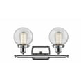 thumbnail image 2 of 916-2W-PC-G202-6 Innovations Lighting Beacon - 2 Light Bath Vanity In Modern Style-11 Inches Tall and 16 Inches Wide-Polished Chrome Finish-Clear, 2 of 3