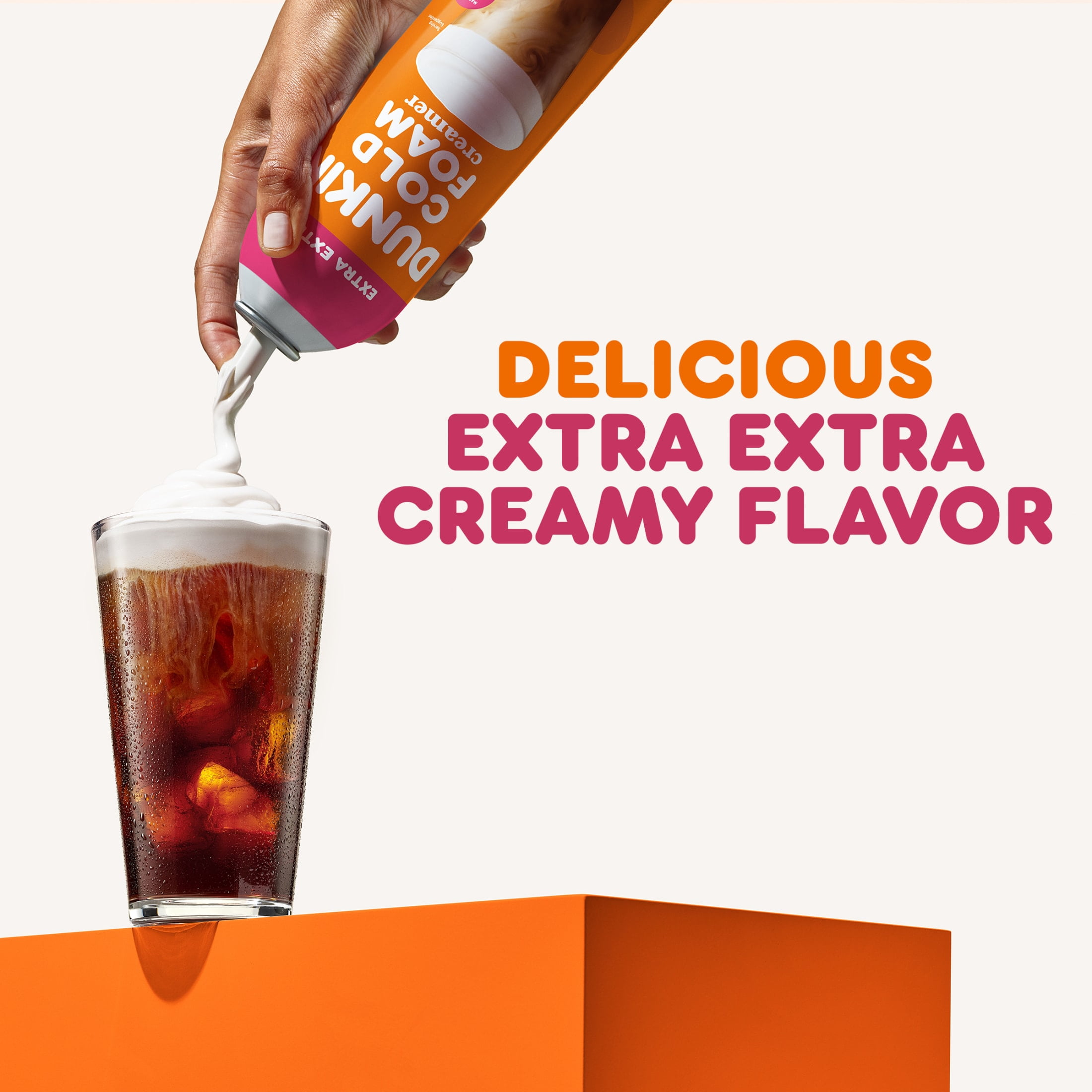 Dunkin' Extra Extra Cold Foam Coffee Creamer Can, 14 oz