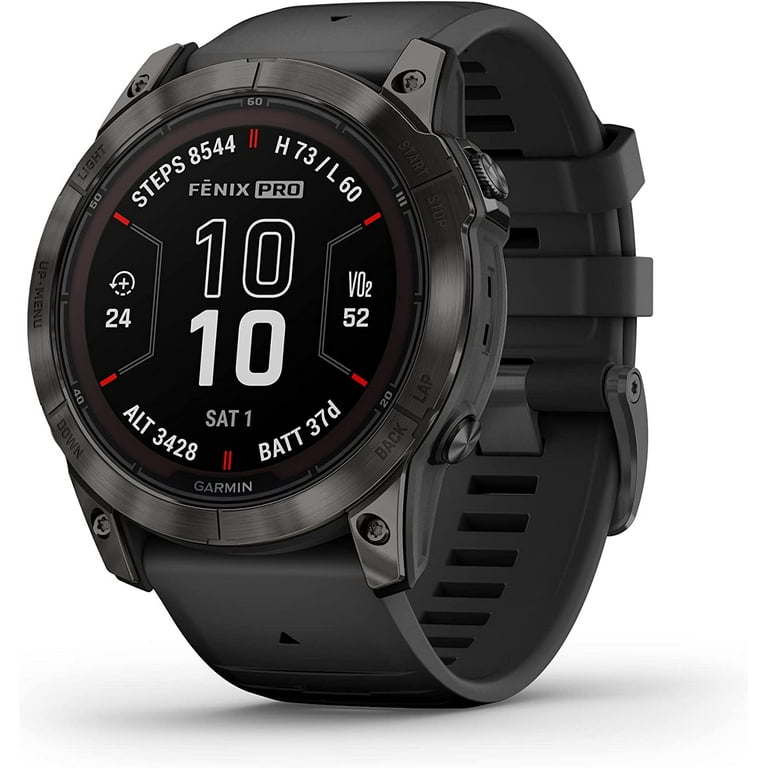 時計 GARMIN Fenix7 Pro Carbon Gray Titanium Garmin fenix 7 Pro Solar, Sapphire, Carbon Gray DLC Titanium