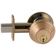 thumbnail image 2 of Schlage B660P 612 Grade 1 Single Cylinder Deadbolt 2-3/4 Backset Conventional 6-Pin Cylinder Keyed 5 Satin Bronze Clear Coated Finish, 2 of 2