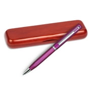 Elica Ball Pen - Purple with Single Gift Box Rosewood